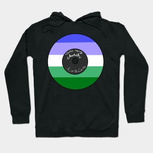 LGBT Gay vynil - GREEN Hoodie